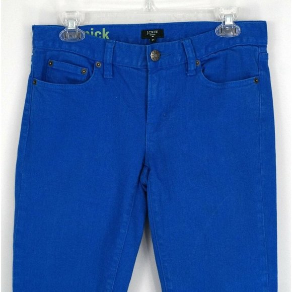 J. CREW Toothpick Stretch Blue Skinny Jeans Pants - Picture 3 of 6